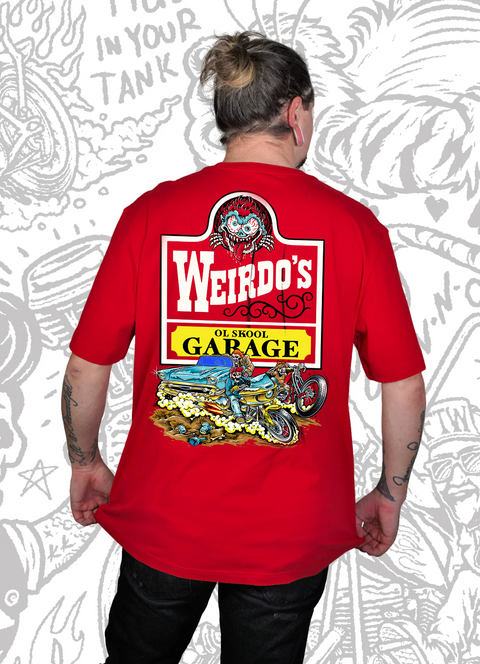 Weirdo's Monster Red Tee