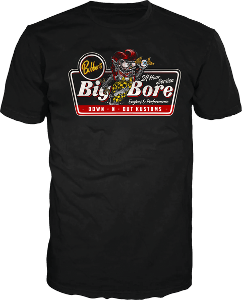 Big Bore Monster Black Tee