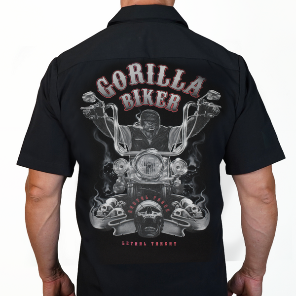 GB Ape Hangers Printed Work Shirt / Shop Shirt